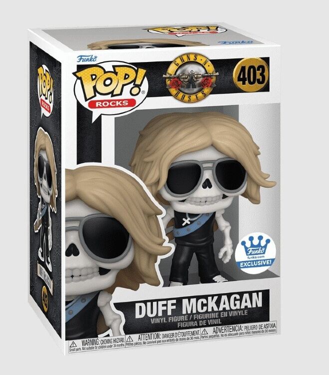 Фигурка Funko Guns N Roses: Duff McKagan (Skeleton) Фанко Дафф МакКэган (Exclusive) 403