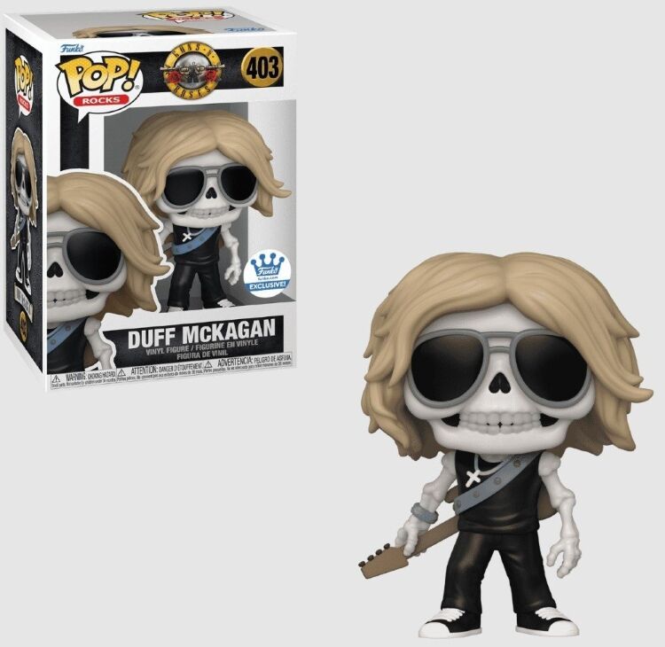 Фігурка Funko Guns N Roses: Duff McKagan (Skeleton) Фанко Дафф МакКеган (Exclusive) 403