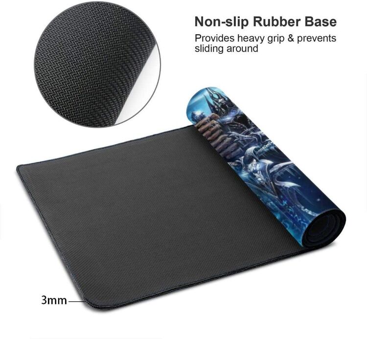 Коврик World of Warcraft Gaming Mouse Pad Arthas Lich King №2 (60*30 см)