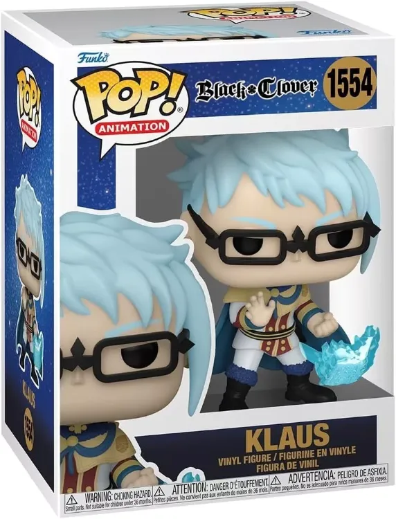 Фигурка Funko Black Clover: Klaus with Grimoire фанко Чёрный Клевер Клаус Люнетт 1554