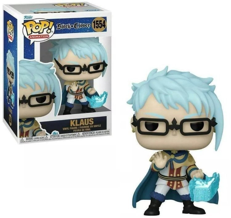Фигурка Funko Black Clover: Klaus with Grimoire фанко Чёрный Клевер Клаус Люнетт 1554