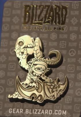 Значок 2015 Blizzcon Exclusive Gold Murkidan Blizzard Pin