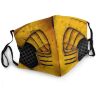 Маска захисна для обличчя Mortal Kombat Scorpion №3 + 2 вугільні фільтри