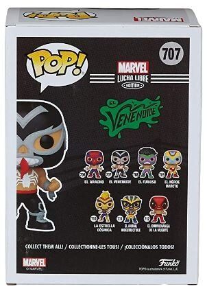 Фигурка Funko Marvel Lucha Libre Venom El Venenoide фанко (Exclusive Marvel Collector Corps) 707