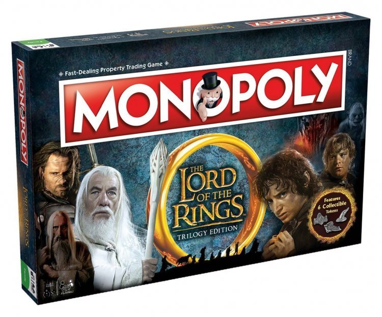Монополия настольная игра Lord of The Rings Monopoly Game: Властелин колец
