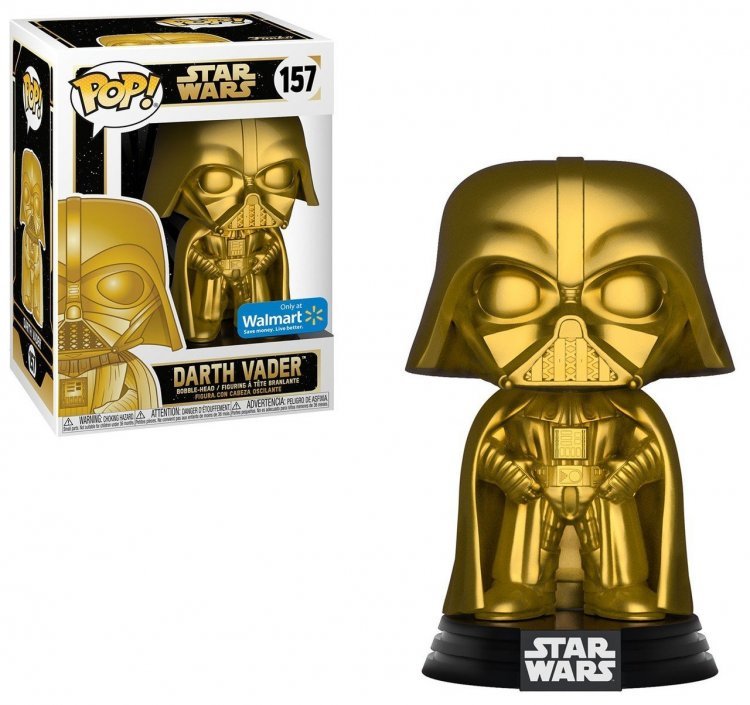 Фігурка Funko Pop! Star Wars - Darth Vader Gold Figure # 157 Exclusive