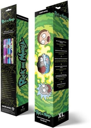 Килимок для миші ігрова поверхня Warner Brothers RICK AND MORTY Glitched Рік і Морті XL (90*42 cm)