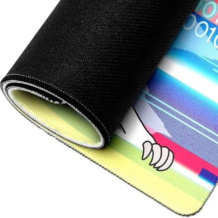 Килимок для миші ігрова поверхня Warner Brothers RICK AND MORTY Glitched Рік і Морті XL (90*42 cm)