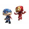 Фігурка Funko Pop! Marvel - Captain America vs Iron Man Figures