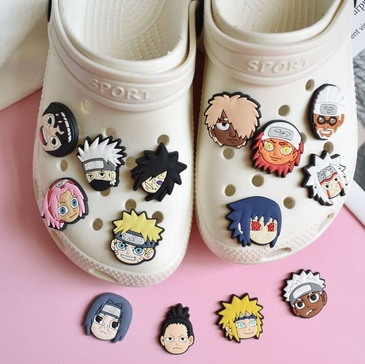 Значок силиконовый Naruto Наруто на обувь сандали Crocs #5