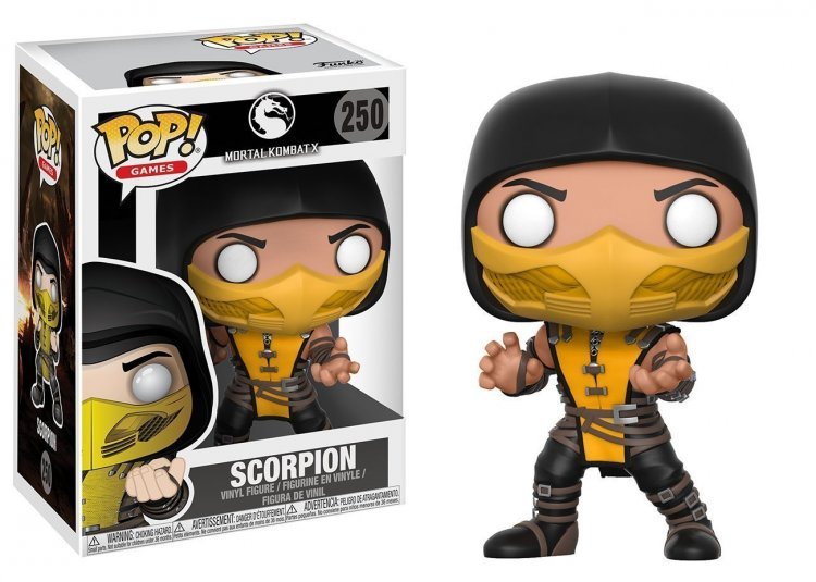 Фігурка Funko Pop Mortal Kombat - Scorpion фанк Мортал комбат Скорпіон ...