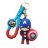 Брелок підвіска на рюкзак Marvel Captain America Капітан Америка 3D Keychain Backpack