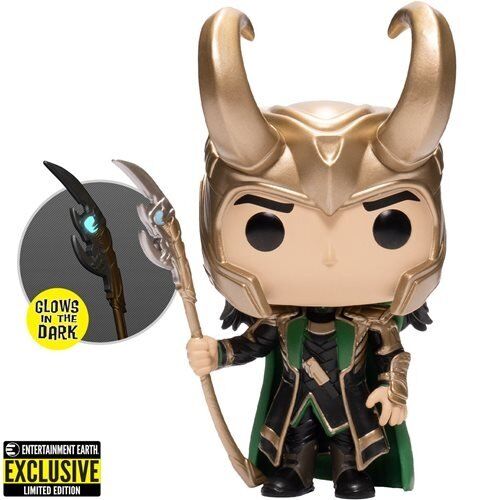 Фигурка Funko Pop Marvel Loki with Scepter Фанко Локи со скипетром 985 (EE Exclusive)