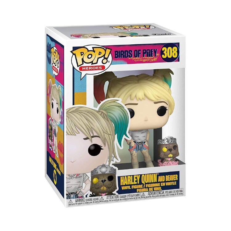 Фигурка Харли Квинн Funko Pop Heroes: Birds of Prey Harley Quinn with Beaver