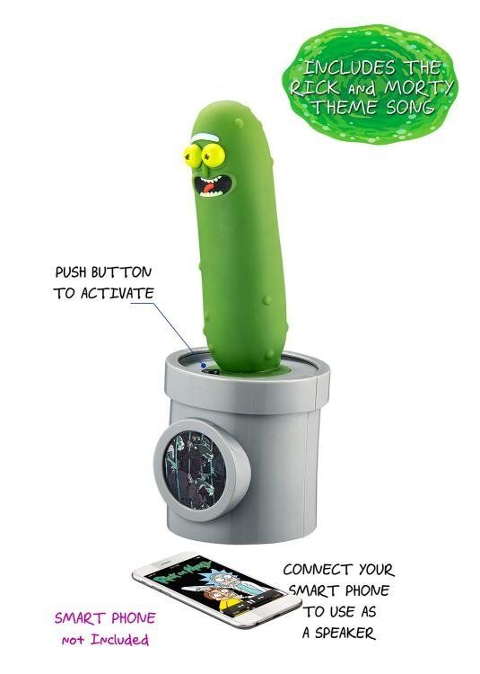 Интерактивная фигурка танцующий Рик Rick and Morty Dancing Pickle Rick 