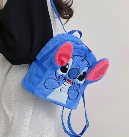 Рюкзак сумка Стич плюш Stitch Plush Backpack 25*22 см