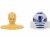 Сільничка та Перечниця Star Wars R2-D2 та C-3PO Sculpted Salt and Pepper Shakers