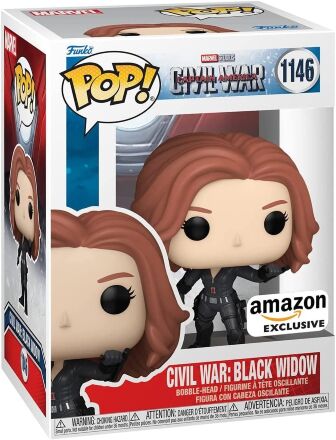 Фігурка Funko Marvel : Civil War - Black Widow Фанко Чорна вдова (Amazon Exclusive) 1146