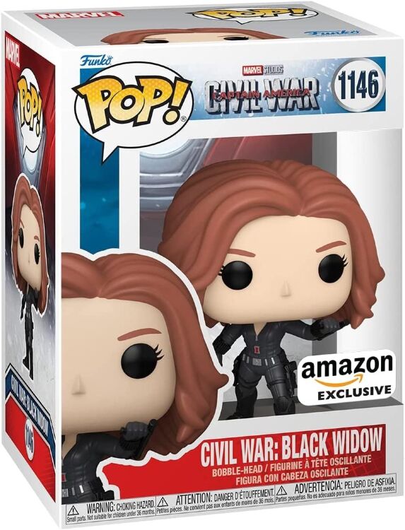 Фигурка Funko Marvel: Civil War - Black Widow Фанко Чёрная вдова (Amazon Exclusive) 1146