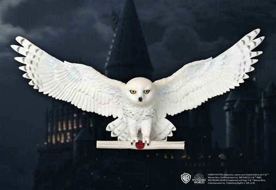 Букля Сова The Noble Collection Harry Potter Hedwig Owl Post Wall Decor 