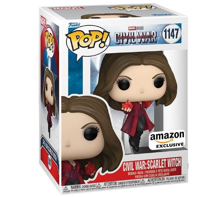 Фигурка Funko Marvel: Civil War - Scarlet Witch Фанко Алая Ведьма (Amazon Exclusive) 1147
