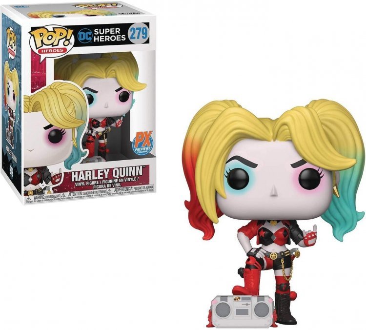 Фігурка Харлі Квінн Funko DC Heroes: Harley Quinn with Boombox