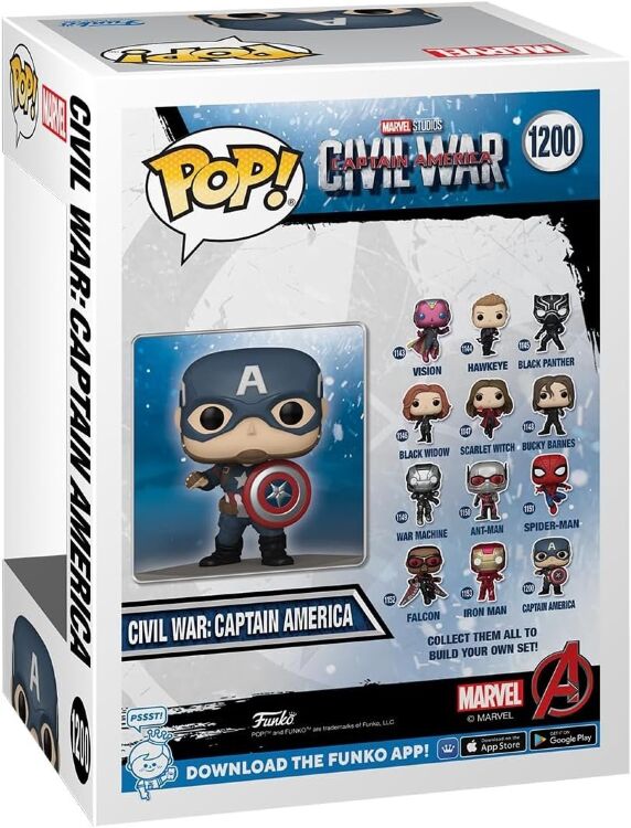 Фигурка Funko Marvel: Civil War Captain America Фанко Капитан Америка (Amazon Exclusive) 1200