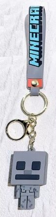 Брелок підвіска на рюкзак Minecraft Майнкрафт 3D Skeleton Backpack