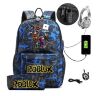 Рюкзак Роблокс Roblox USB Charge School Kids Backpack 48 х 30 х 18 см. №2