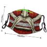 Маска захисна для обличчя Attack on Titan Атака титанів Титан + 2 вугільних фільтри