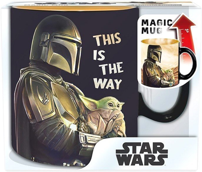 Чашка хамелеон STAR WARS Mandalorian Mando Mug кружка Звёздные войны Мандалорец 460 мл 
