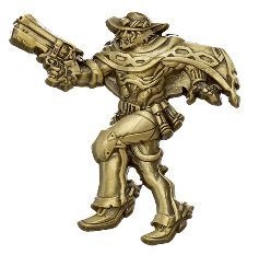 Значок 2018 Blizzcon Blizzard Collectibles Pins - Series 5 - Mccree Gold 
