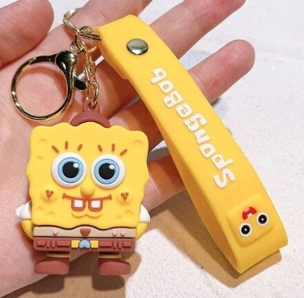 Брелок підвіска на рюкзак SpongeBob 3D Keychain Спанчбоб Губка Боб Квадратні Штани