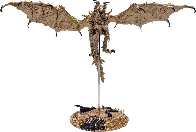 Фигурка McFarlane Toys Elder Scrolls V: Skyrim Alduin (Gold) Deluxe Box Скайрим Алдуин