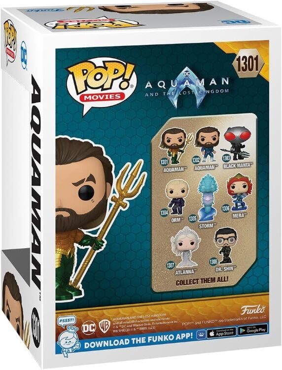 Фигурка Funko DC Aquaman and The Lost Kingdom Aquaman фанко Аквамен (Diamond Amazon Exclusive) 1301