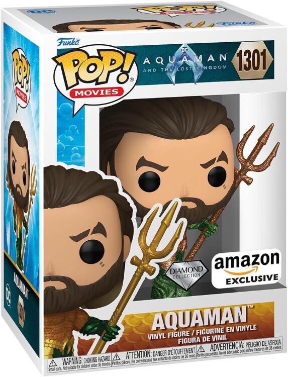 Фигурка Funko DC Aquaman and The Lost Kingdom Aquaman фанко Аквамен (Diamond Amazon Exclusive) 1301