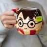 Кружка Harry Potter with Gryffindor Scarf 3D Sculpted Ceramic Mug 24 oz