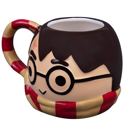 Кружка Harry Potter with Gryffindor Scarf 3D Sculpted Ceramic Mug 24 oz