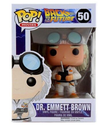 Фігурка Funko Pop фанк Поп Еметт Браун Назад у майбутнє Back to the Future Dr. Emmett 