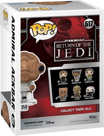 Фігурка Funko Star Wars: Admiral Ackbar Фанко Адмірал Аккбар (Amazon Exclusive) 617