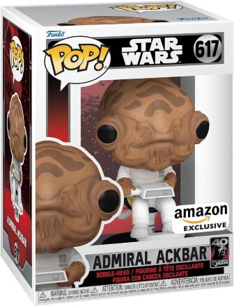 Фігурка Funko Star Wars: Admiral Ackbar Фанко Адмірал Аккбар (Amazon Exclusive) 617