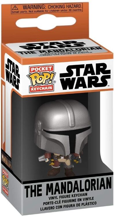 Брелок Funko Pocket Pop Star Wars Keychain The Mandalorian фанко мандалорец