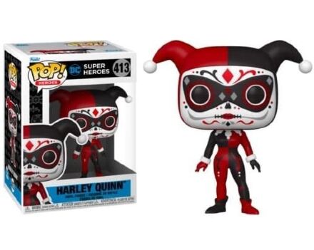 Фігурка Funko POP Heroes: Dia De Los DC - Harley Quinn Фанко Харлі Квінн 413