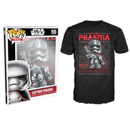 Футболка Men's Pop! T-Shirts: Star Wars - Captain Phasma (розмір M)