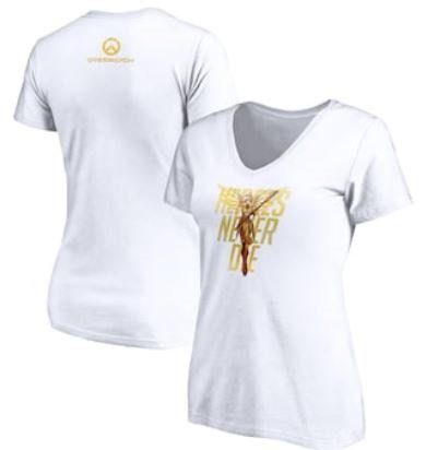 Футболка Mercy White Overwatch V-Neck T-Shirt Womens (розмір S) 