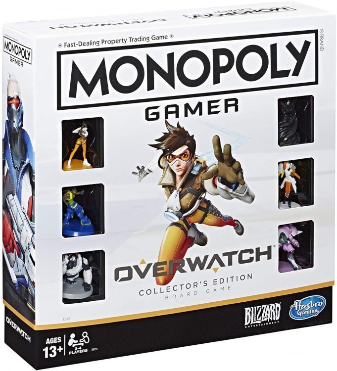 Monopoly Gamer Overwatch Collectors Edition Монополия настольная игра Овервотч
