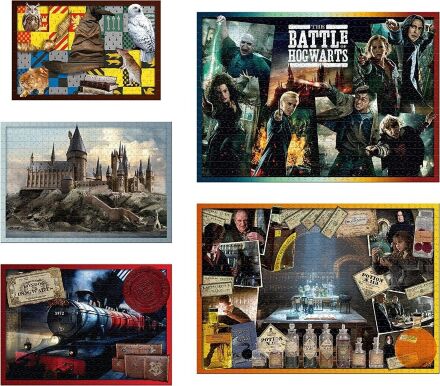 Пазли Гаррі Поттер Harry Potter 5 in 1 Puzzle Подарунковий набір (3160 деталей)