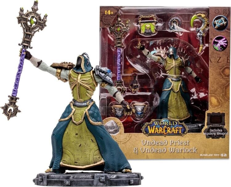 Фігурка McFarlane World of Warcraft Undead Priest Warlock Варкрафт Нежить Жрець Варлок
