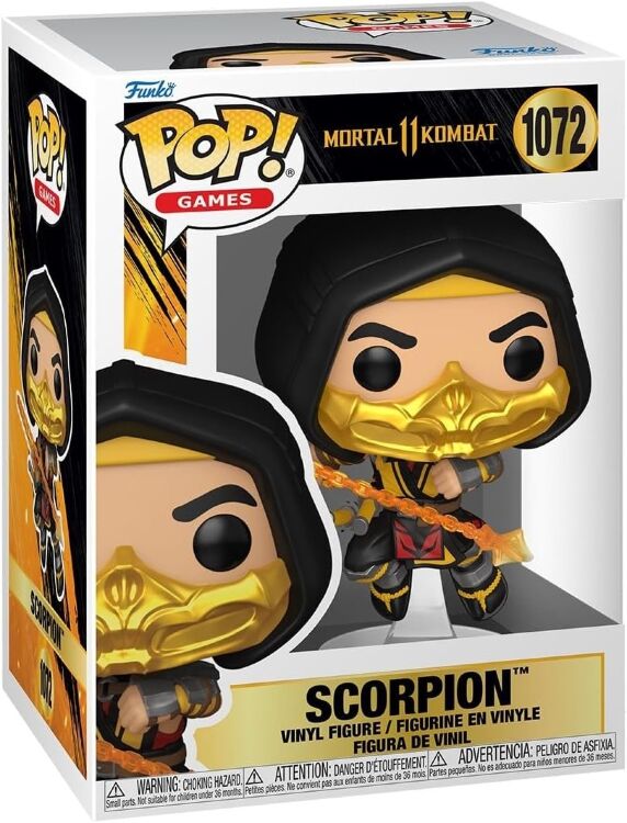 Фигурка Funko Pop Mortal Kombat Scorpion Фанко Скорпион 1072