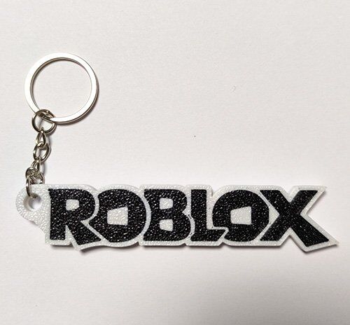 Брелок Роблокс Roblox Text Keychain ABS пластик 9 см.